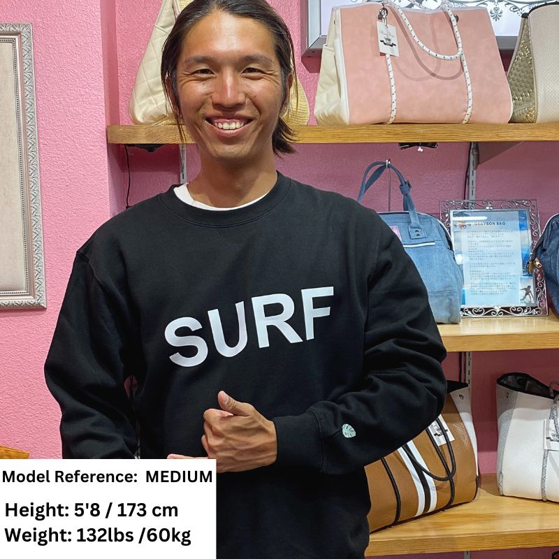 Aloha Days Sweater Surf in Honolulu Small - XLarge Black - Must - Have for Surfers