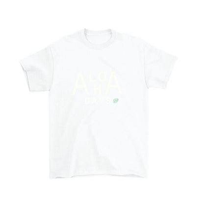 Aloha Days T-Shirt HI Made in Hawaii (Small - XLarge) White - Must - Have for Surfers