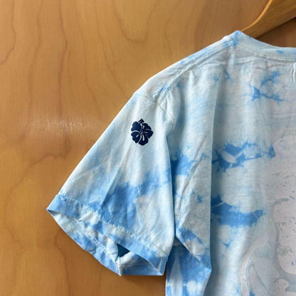 Aloha Days T-Shirt HIBISCUS LTD. Made in Hawaii (Small-XLarge) Blue - Must-Have for Surfers