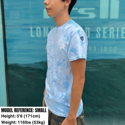 Aloha Days T-Shirt HIBISCUS LTD. Made in Hawaii (Small-XLarge) Blue - Must-Have for Surfers