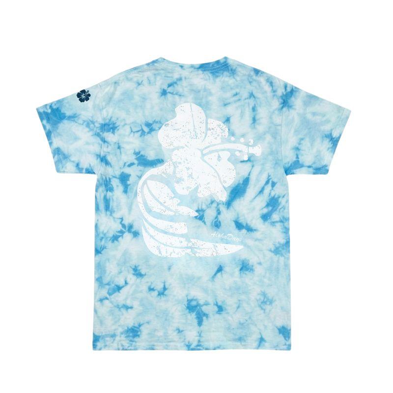 Aloha Days T-Shirt HIBISCUS LTD. Made in Hawaii (Small-XLarge) Blue - Must-Have for Surfers