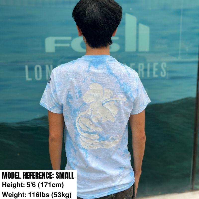 Aloha Days T-Shirt HIBISCUS LTD. Made in Hawaii (Small-XLarge) Blue - Must-Have for Surfers