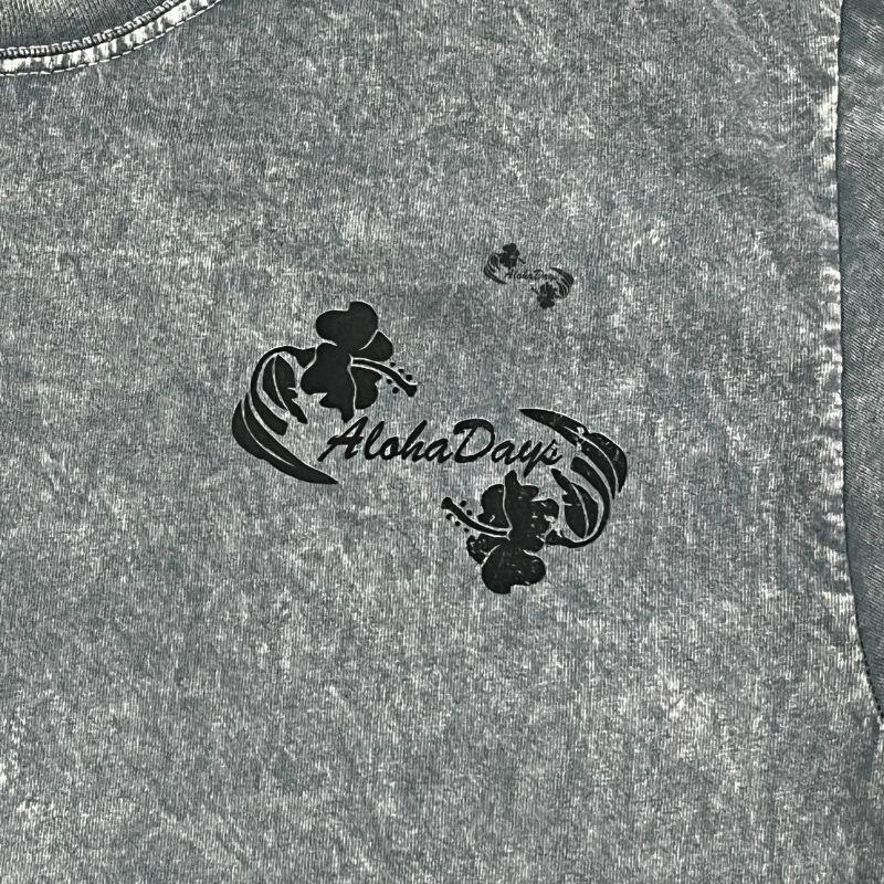 Aloha Days T-Shirt Hibiscus Made in Hawaii (Small-XLarge) Tie Dye - Must-Have for Surfers