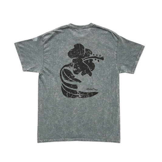 Aloha Days T-Shirt Hibiscus Made in Hawaii (Small-XLarge) Tie Dye - Must-Have for Surfers