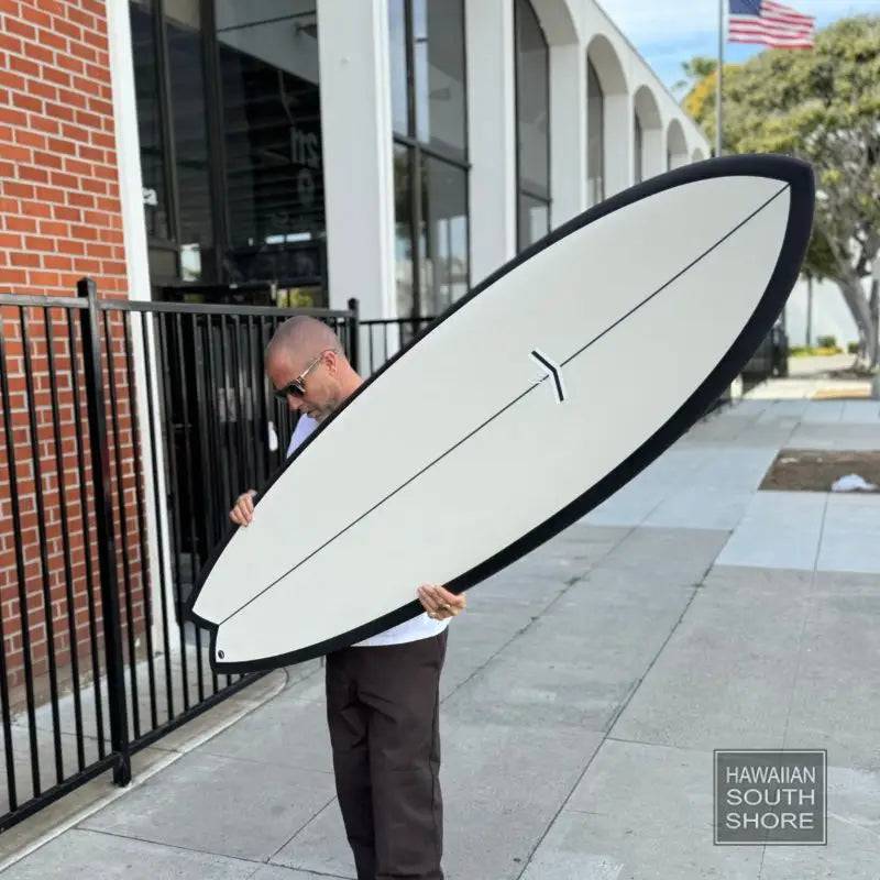 CJ Nelson MILO Fish (6'6) Twin Fin FCS Thunderbolt Red MUSTARD - SHOP SURFBOARDS - [Surfboards Surf Shop and Clothing Boutique Honolulu]
