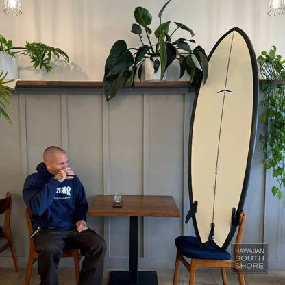 CJ Nelson MILO Fish (6'6) Twin Fin FCS Thunderbolt Red MUSTARD - SHOP SURFBOARDS - [Surfboards Surf Shop and Clothing Boutique Honolulu]