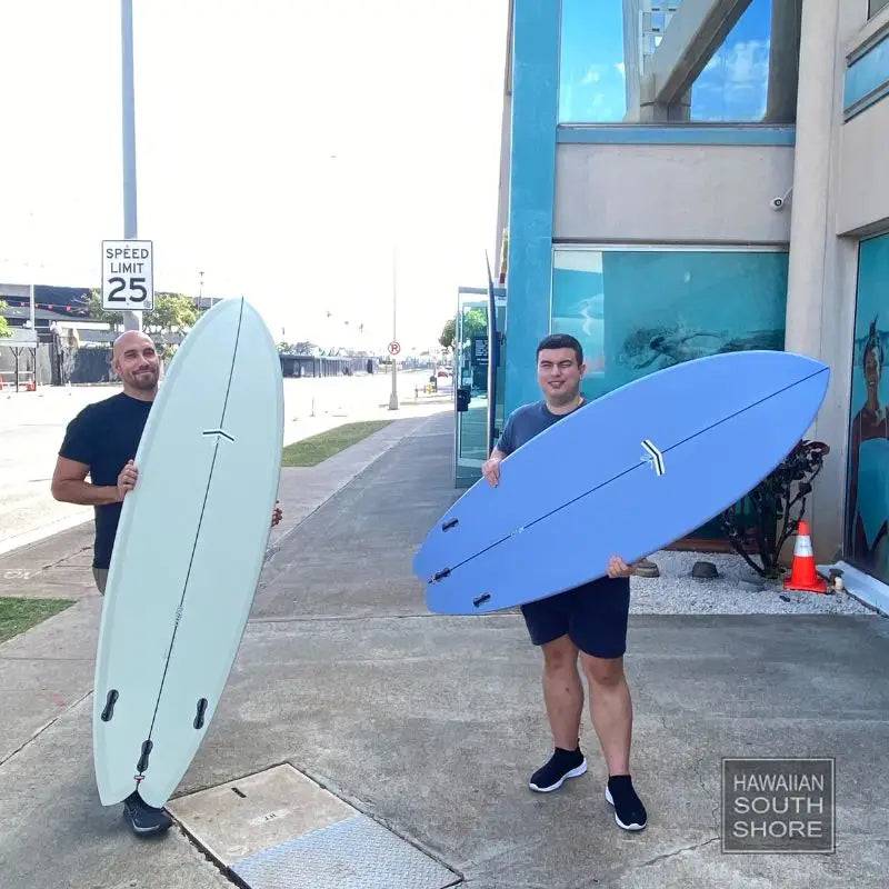 CJ Nelson MILO Fish (6'6) Twin Fin FCS Thunderbolt Red MUSTARD - SHOP SURFBOARDS - [Surfboards Surf Shop and Clothing Boutique Honolulu]