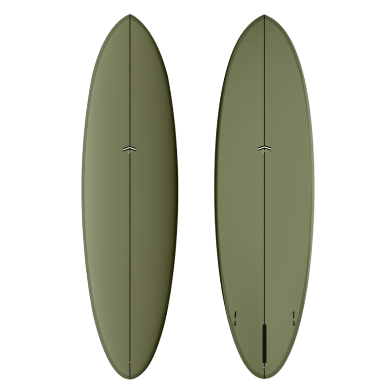 CJ Nelson OUTLIER X 2+1 Fin Thunderbolt Red - 6'6 V42.82 - Army - Must-Have for Surfers