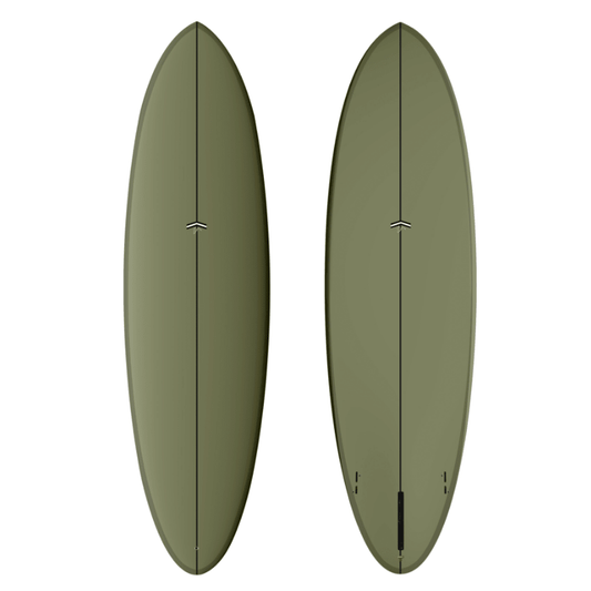 CJ Nelson OUTLIER X 2+1 Fin Thunderbolt Red - 6'6 V42.82 - Army - Must-Have for Surfers