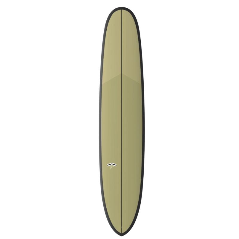 CJ Nelson Paragon Single Fin (9'7) Thunderbolt Black Tan Brushed Carbon - Must - Have for Surfers