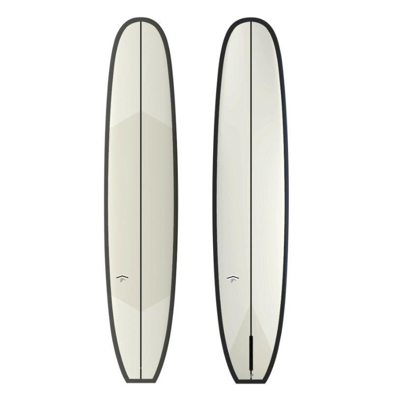 CJ Nelson SPROUT 2.0 Thunderbolt Black 10'0 V84.64 - Single Fin White Black Rail - Must-Have for Surfers