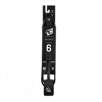CreaturesofLeisure Leash Reliance Reef 9 Black Silver - Must - Have for Surfers