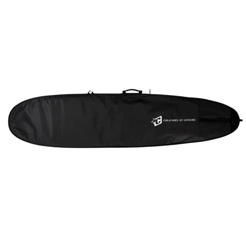 CreaturesofLeisure Longboard Double Bag Black Silver - Must - Have for Surfers