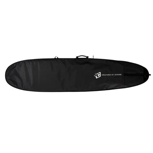 Creatures of Leisure Longboard Double Bag Black Silver at Hawaiian South Shore