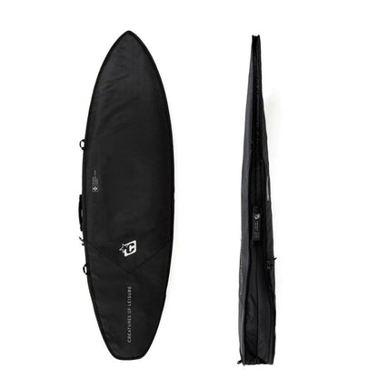 CreaturesofLeisure Shortboard Day Use Bag 6'3" Black Silver - Must - Have for Surfers