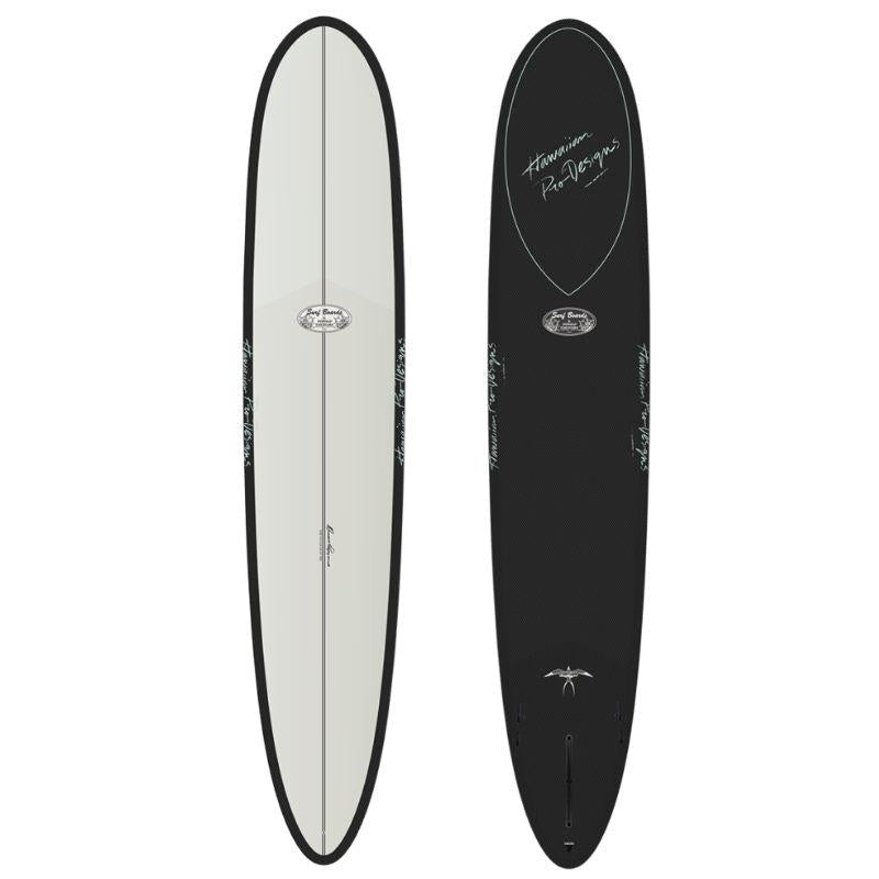 Donald Takayama DT 2 surfboard, Thunderbolt Black build in White/Carbon Bottom