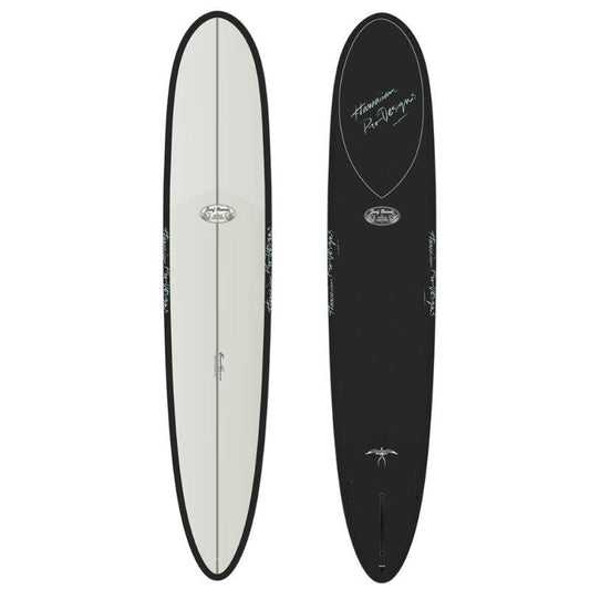Donald Takayama DT 2 surfboard, Thunderbolt Black build in White/Carbon Bottom