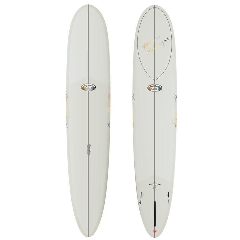 Donald Takayama DT 2 surfboard, Thunderbolt Red build in DT White