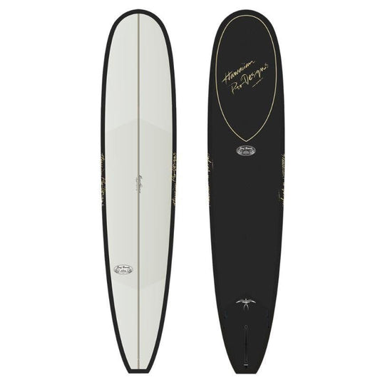 Donald Takayama In The Pink surfboard, Thunderbolt Black build in White/Carbon Bottom