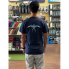 Donald Takayama Tee Blubird Logo Short Sleeve Navy-CLOTHING/BAG-TAKAYAMA HALO-[SURFBORDS HAWAII SURF SHOP]-HawaiianSouthShore