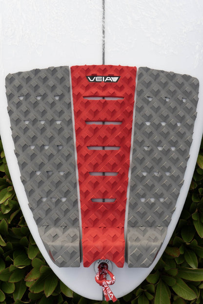Explorer 3 Piece Pad - Red/Storm (For Online Purchase Only) - Must - Have for Surfers