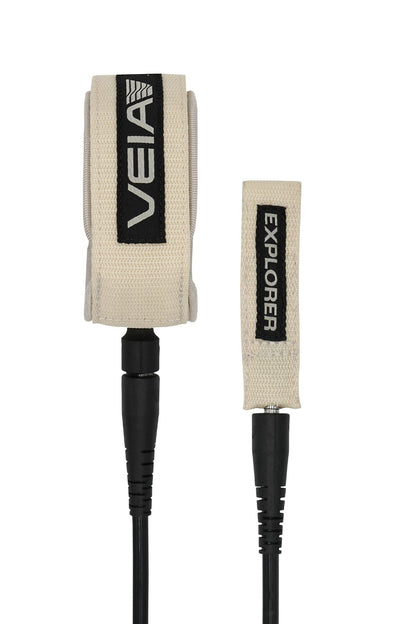Explorer 5'6" Comp Leash - Bone Explorer 8' Leash - Night/Blue (For Online Purchase Only) - Must - Have for Surfers