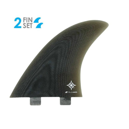 FCS Compatible TWINS True Ames Wayne Rich Solid Fiberglass Smoke - Must - Have for Surfers