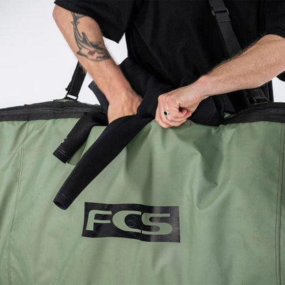 FCS Day X 10mm Travel Bag Funboard (7'6, 8'0) - Must-Have for Surfers