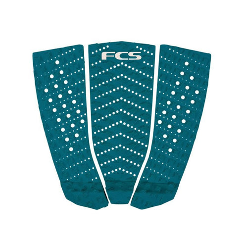 FCS T-3 Wide Eco Traction pad Tidal Teal color
