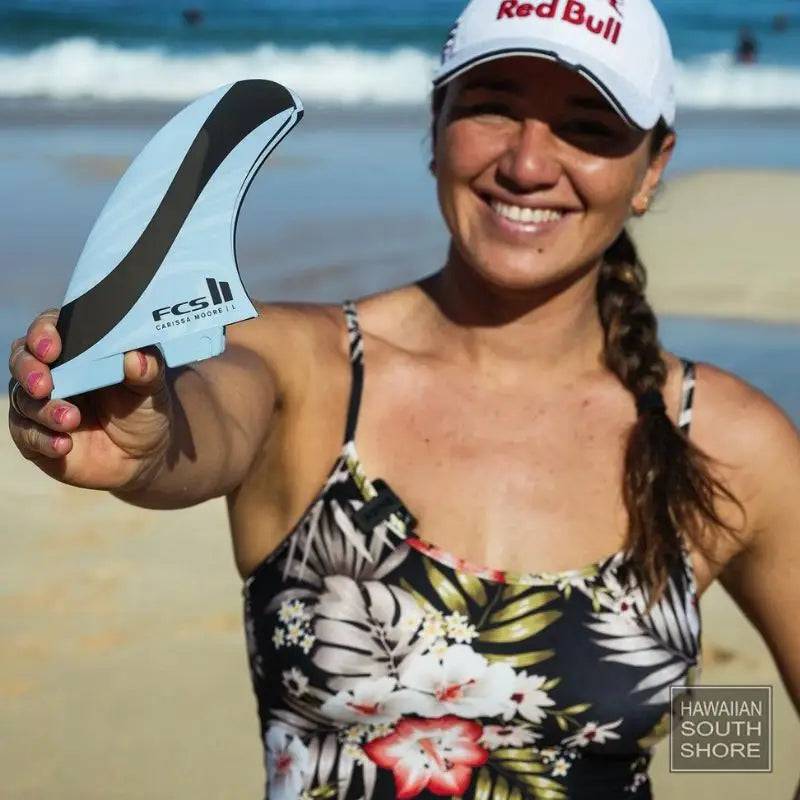 Shop FCS II Carissa Moore Signature Tri Fin surfboard fin| Hawaii