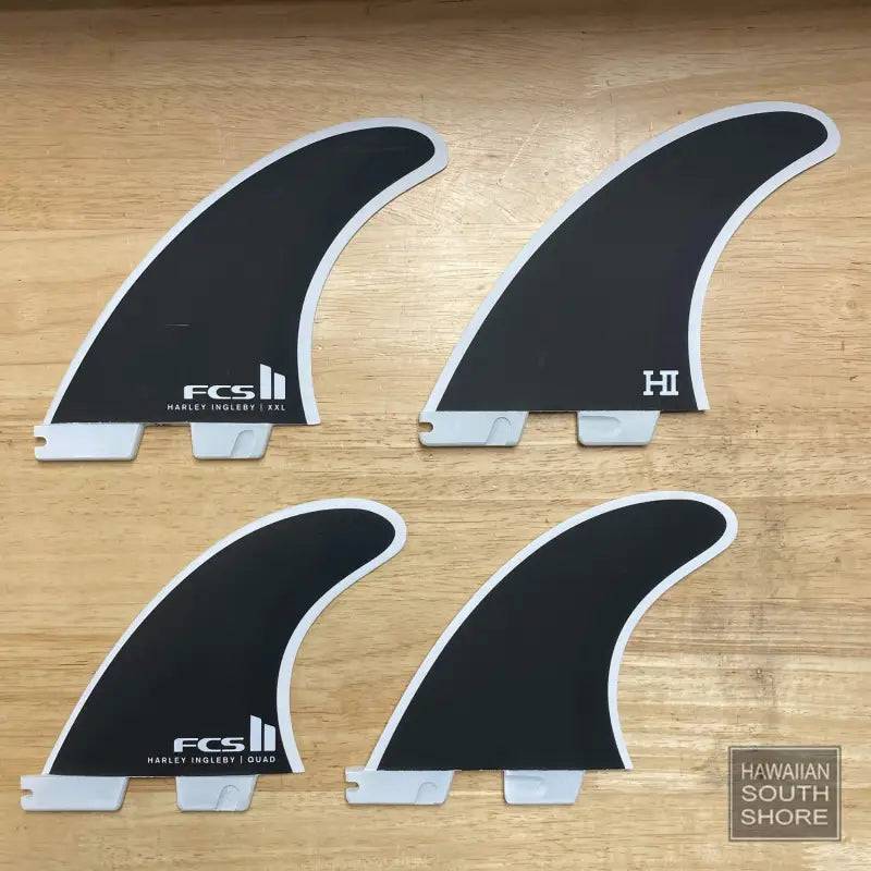 Shop FCS II HARLEY QUAD FIN SET Black | Hawaii