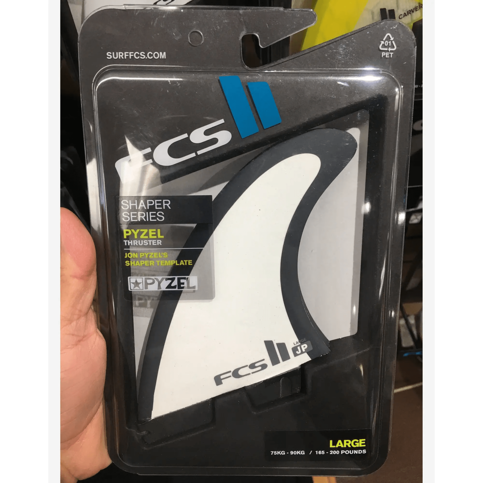 FCS II Jon Pyzel PC Fins Large - Performer Template Fins | Hawaii
