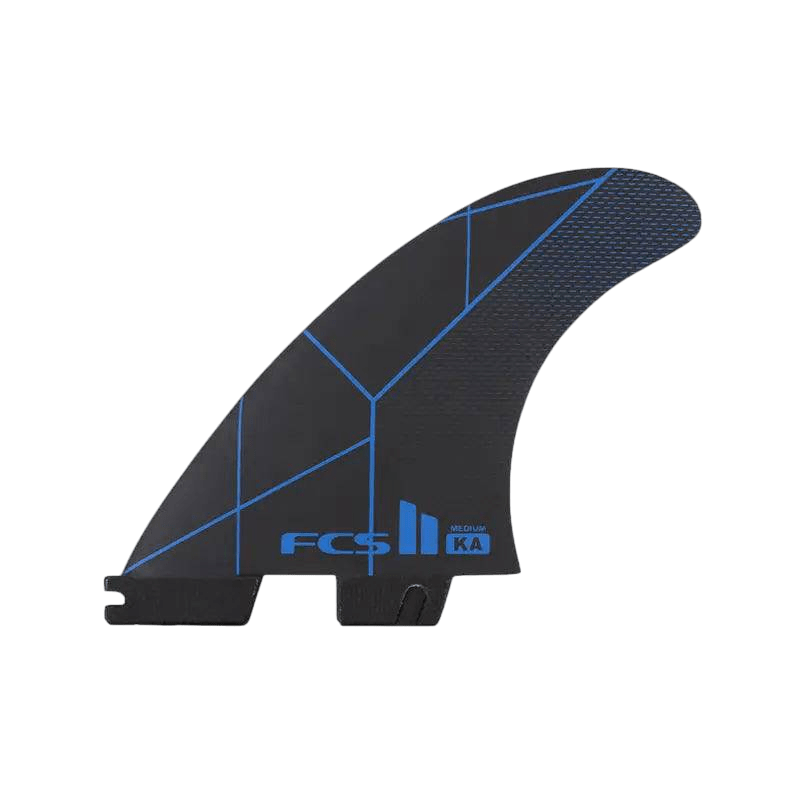 FCS II KOLOHE ANDINO 3-Fin PC Medium Accelerator Template Black Blue - Must-Have for Surfers