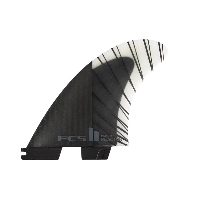 FCS II Reactor PC Carbon Tri Fins Black Charcoal - サーフ