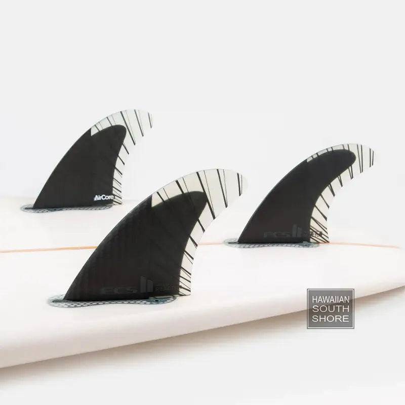 FCS II Reactor PC Carbon Tri Fins Black Charcoal - サーフ