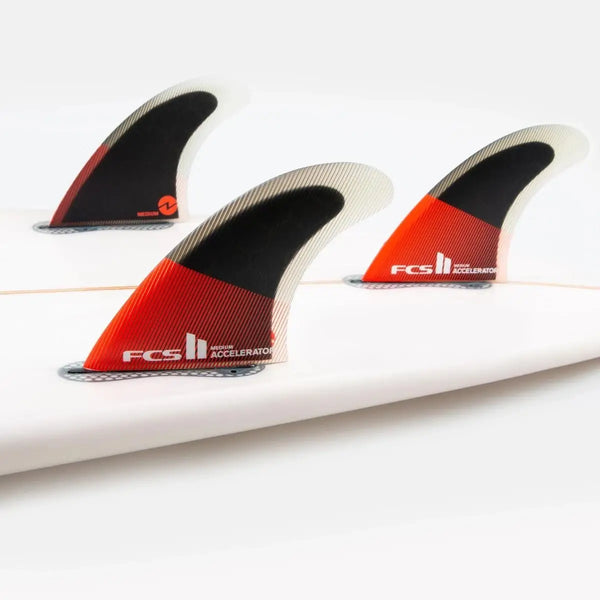FCS II Accelerator PC Tri Fins Red Black-SHOP SURF ACC.-FCS-HawaiianSouthShore