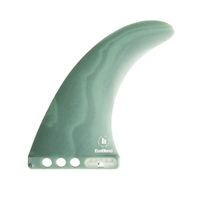 FCS II CONNECT Longboard Fin 9" Eco Neo Glass Iceberg Green - Must - Have for Surfers