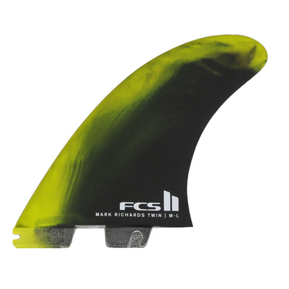 FCS II Mark Richards Twin + Stabiliser Fins (For Online Purchase Only) - Must - Have for Surfers