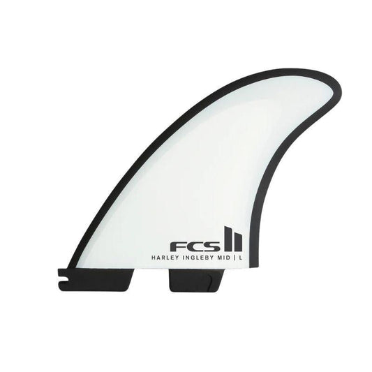 FCS II MID THRUSTER Harley Ingleby Large Performance Core White - Must - Have for Surfers