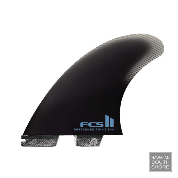 FCS II PERFORMER TWIN + 1 FIN SET S-M BLACK SHOP SURF ACC. Surf Shop and Clothing Boutique Honolulu