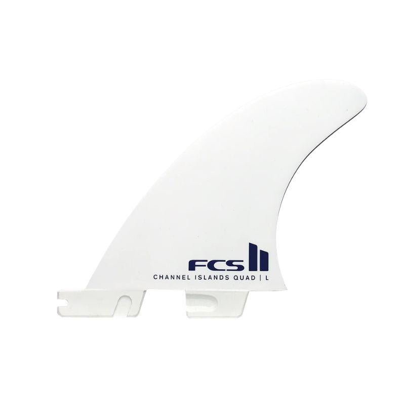 FCS II QUAD REAR Channel Islands Solution Performance Core White/Blue - Must - Have for Surfers