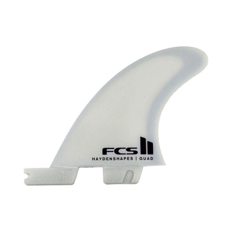 FCS II QUAD REAR Hayden Shapes PC Aircore White - Must-Have for Surfers