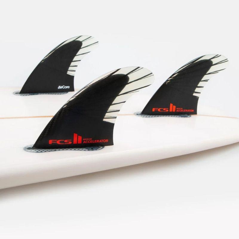 FCS II THRUSTER Accelerator PC Carbon +AirCore - Red/Black - Must-Have for Surfers