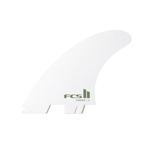 FCS II Carver Performance Core White Edition fins for point break surfing