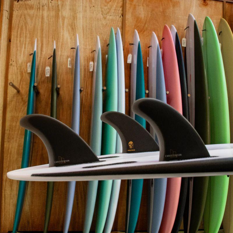 FCS II THRUSTER Chris Christenson Performance Glass Medium Black - Must-Have for Surfers