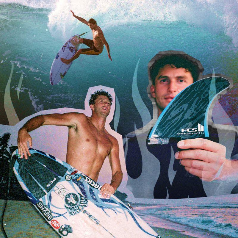 FCS II THRUSTER Crosby Colapinto Performance Core (Small-Large) Black Blue - Must-Have for Surfers