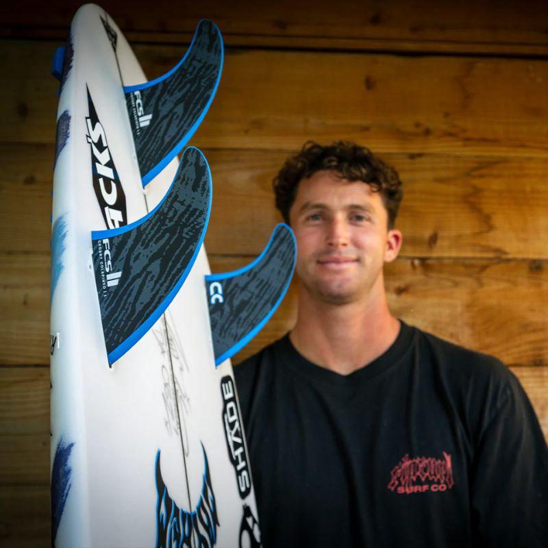 FCS II THRUSTER Crosby Colapinto Performance Core (Small-Large) Black Blue - Must-Have for Surfers