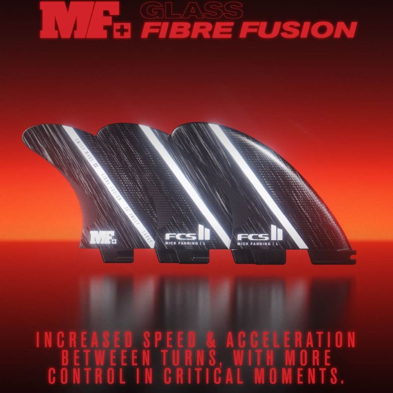 Shop FCS II Mick Fanning Glass Fibre Fusion Tri Fin | Hawaii