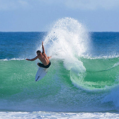 FCS II THRUSTER Mick Fanning Glass Fibre Fusion (Med - Large) Smoke White - Must - Have for Surfers