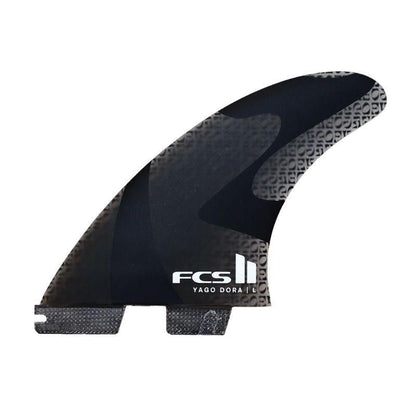 FCS II THRUSTER Yago Dora Performance Glass (Med - Large) Smoke - Must - Have for Surfers